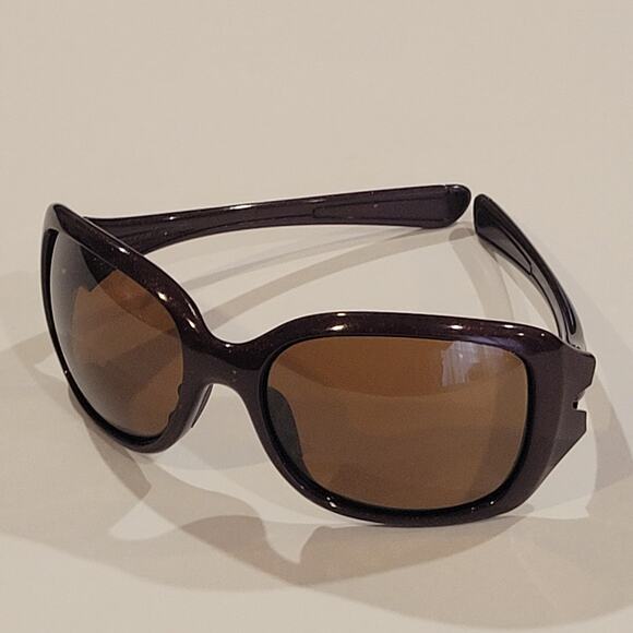 OAKLEY Necessity Burgundy Oversized OO9122-04 60-18-125 Sunglasses - Picture 11 of 15